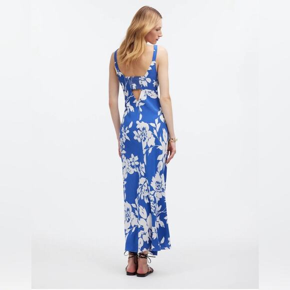 Madewell Tank Midi Dress in Floral - Picture 2 of 7